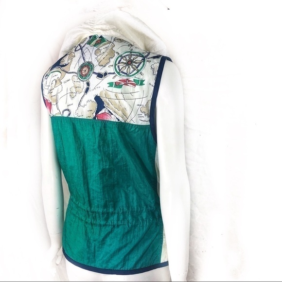 EUC-VINTAGE ActiveFrontier Hooded Windbreaker Vest - Picture 7 of 9